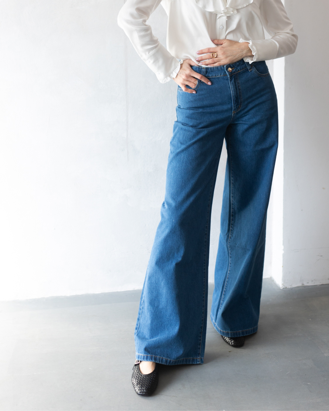 Jeansy Blanco Blue