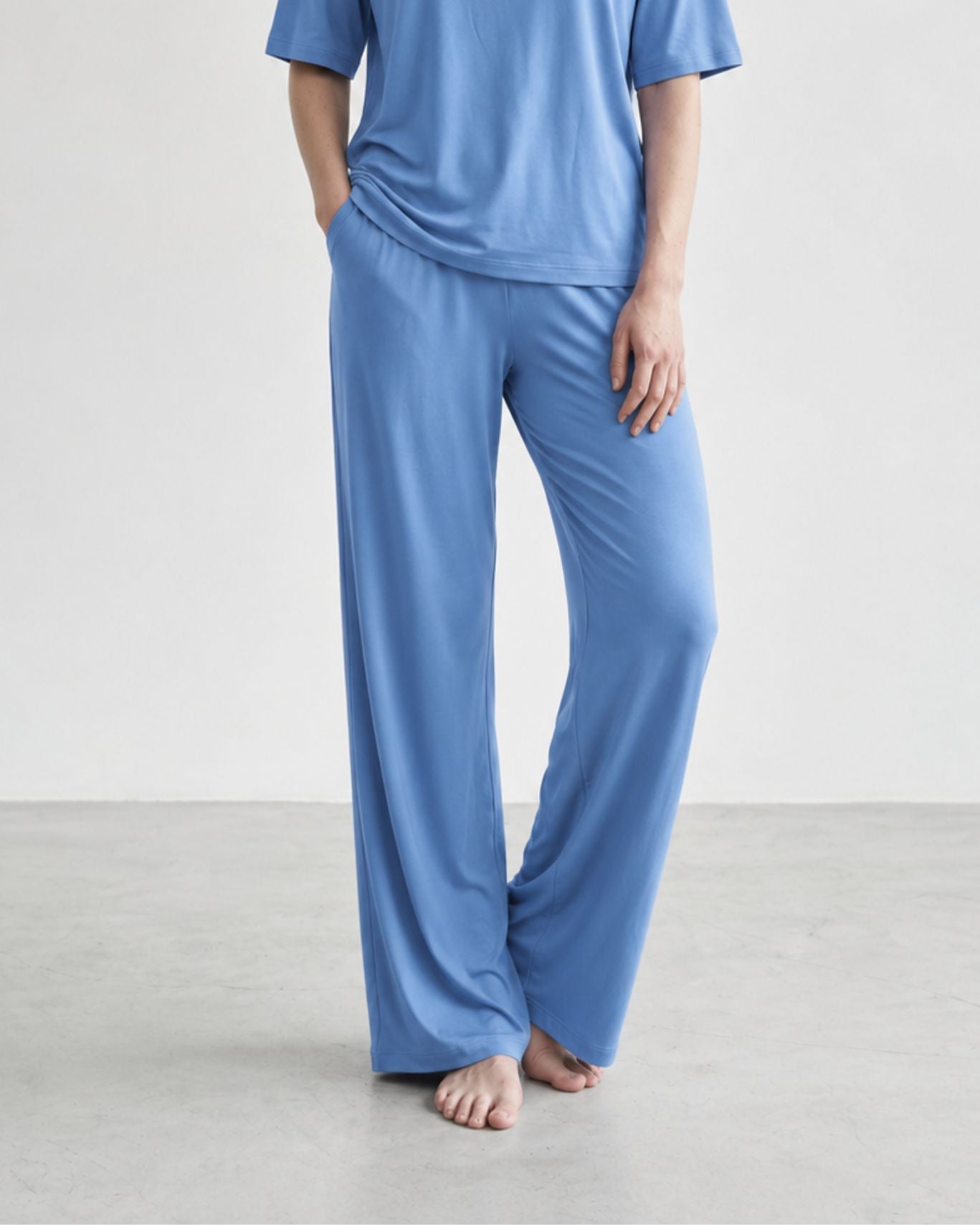 Spodnie Comfy Blue Sky z modalu
