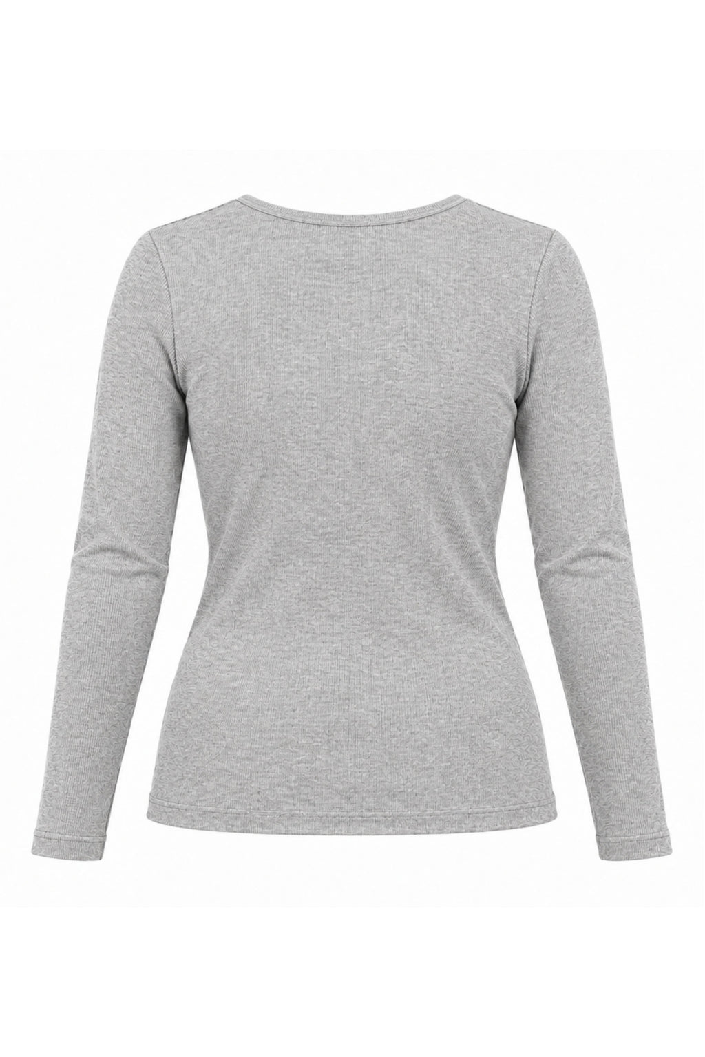 Longsleeve Ness szary melanż