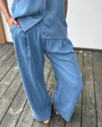Nila Blue Trousers