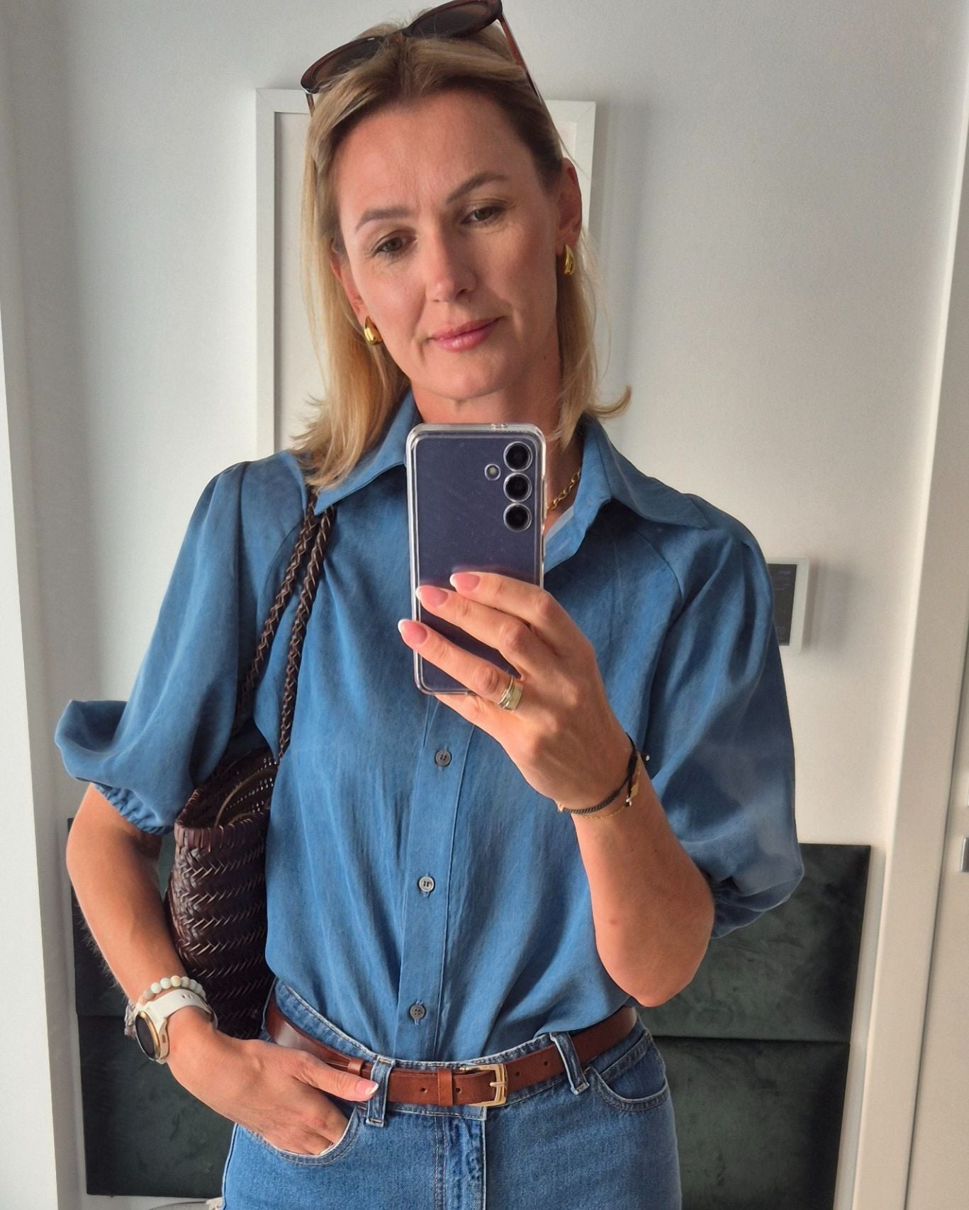 Bluzka Nila Niebieski