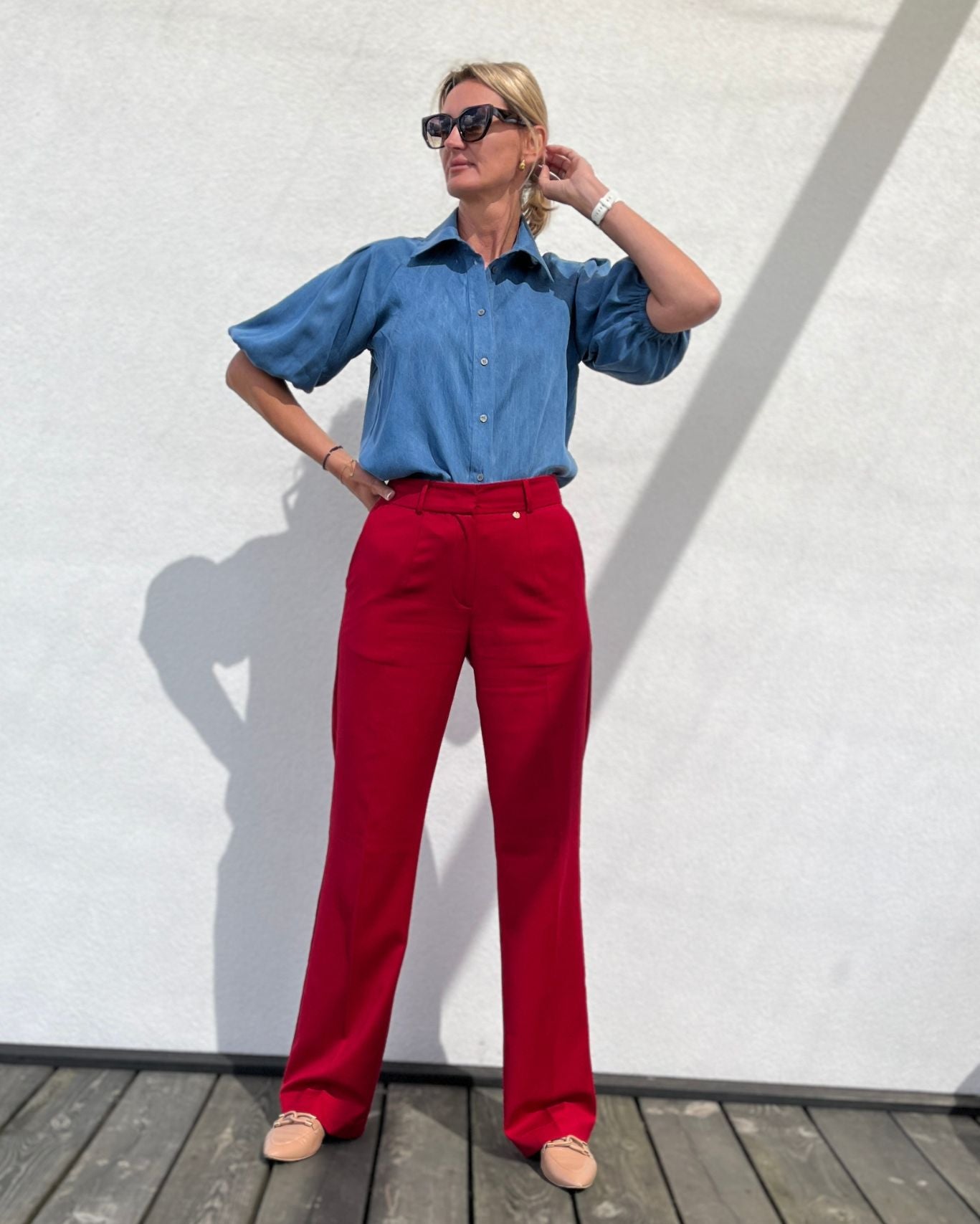 Bluzka Nila Niebieski