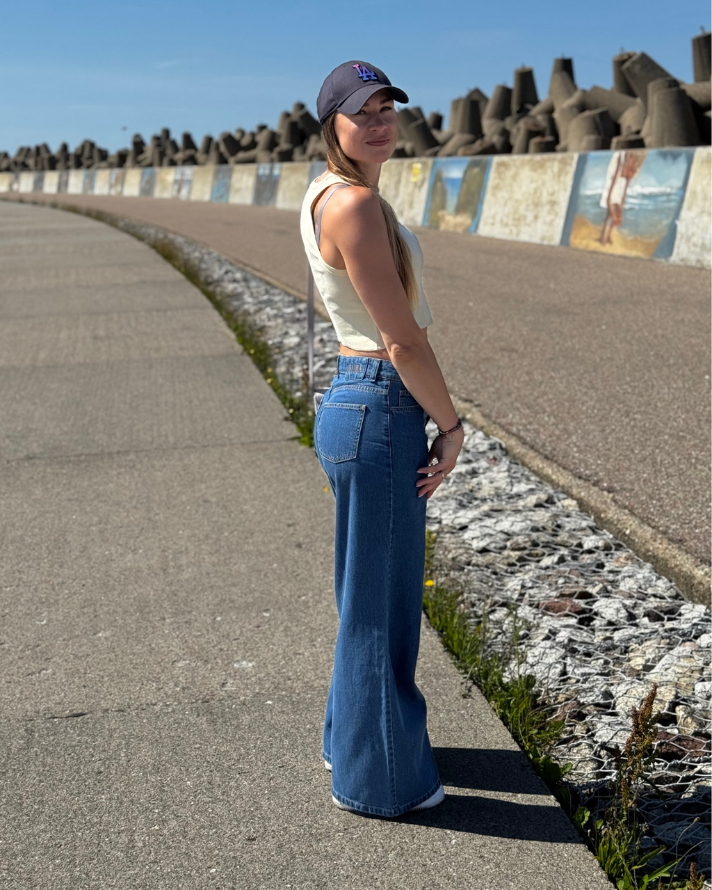 Jeansy Blanco Blue