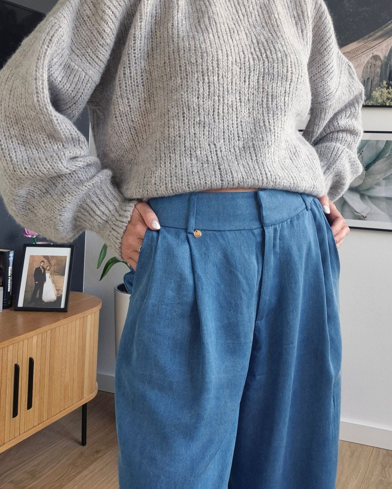 Nila Blue Trousers