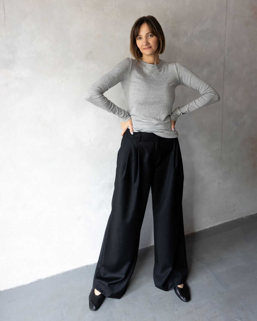 Spodnie Palazzo Black