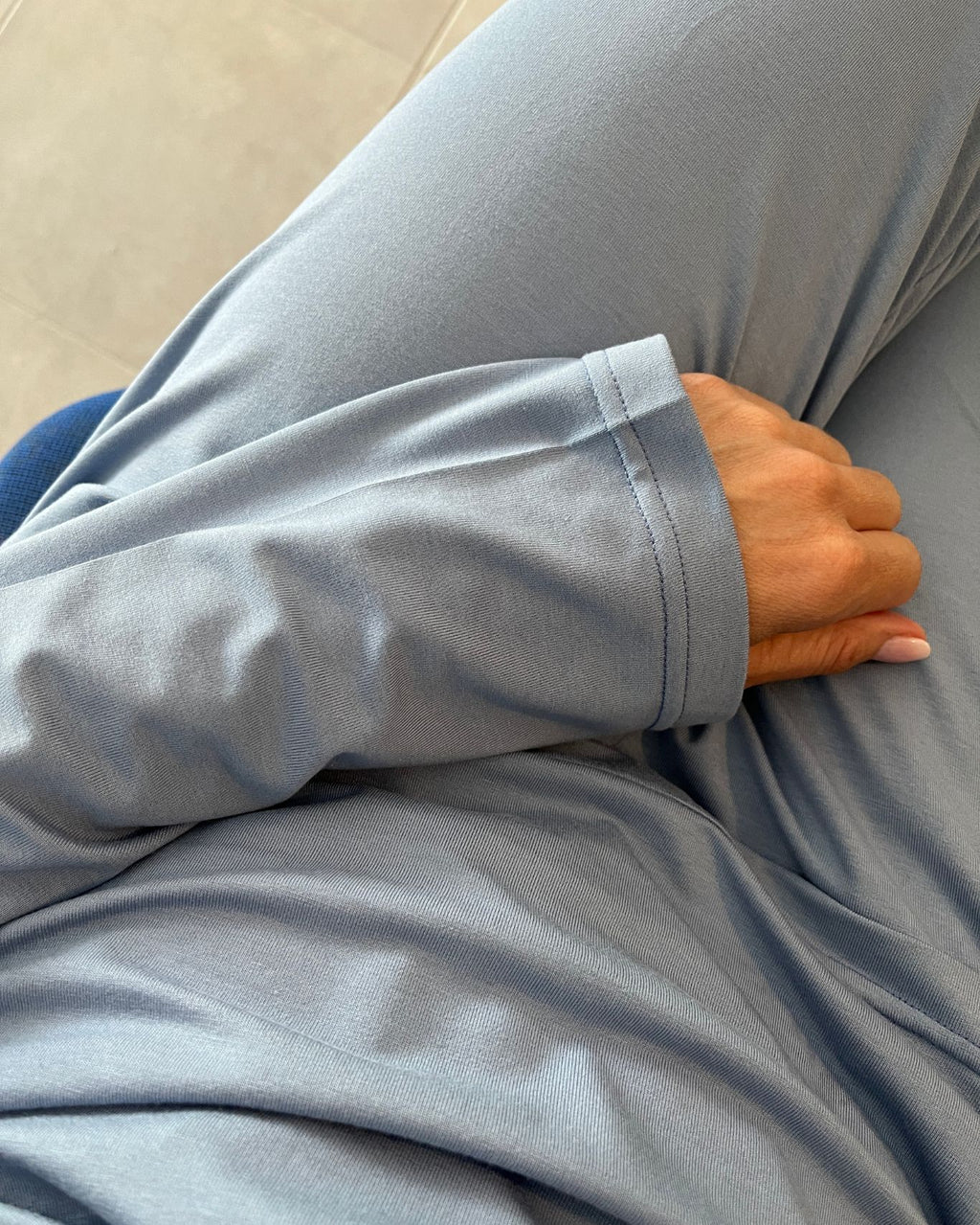 Comfy Blue Sky Modal Blouse